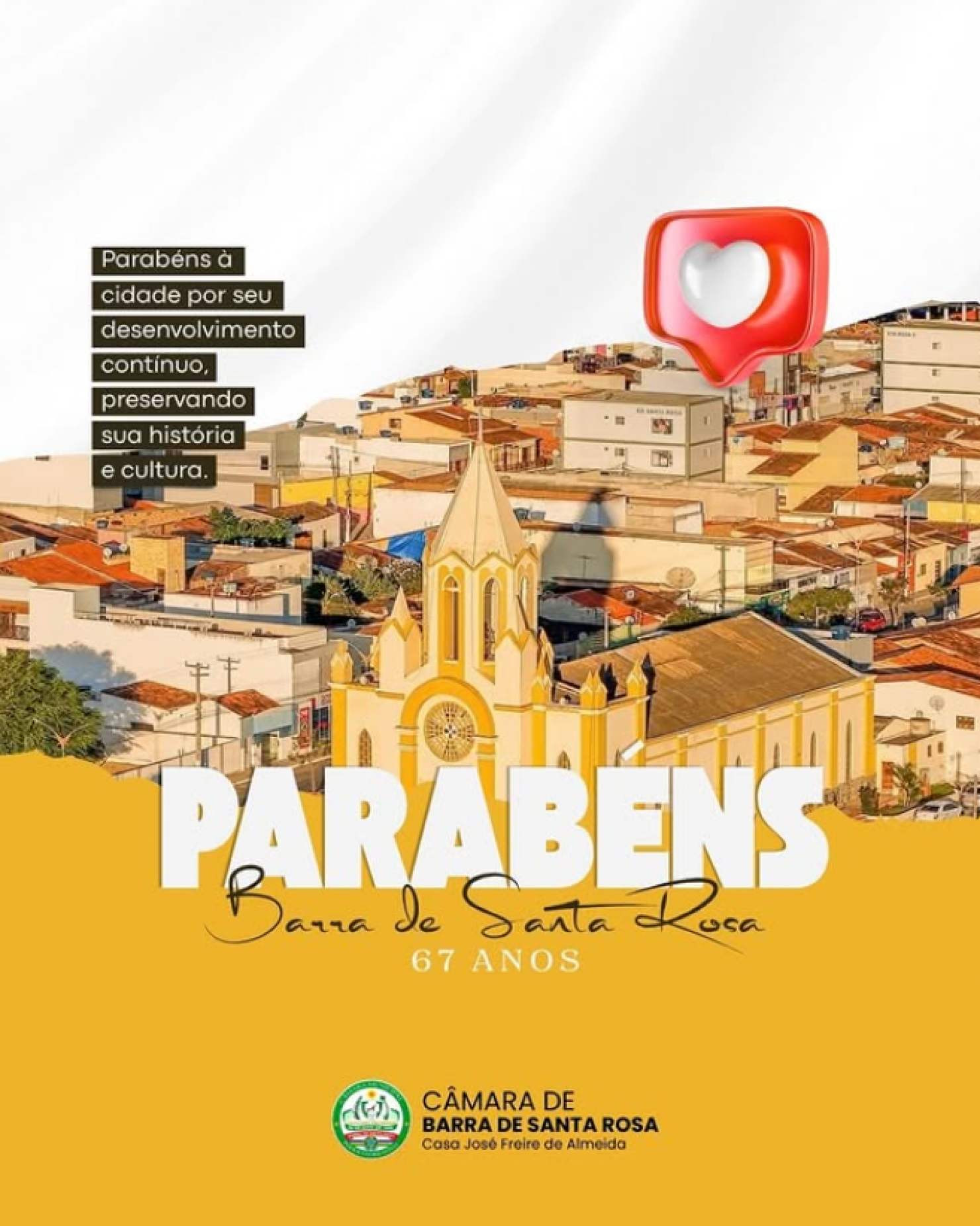 Parabéns Barra de Santa Rosa!